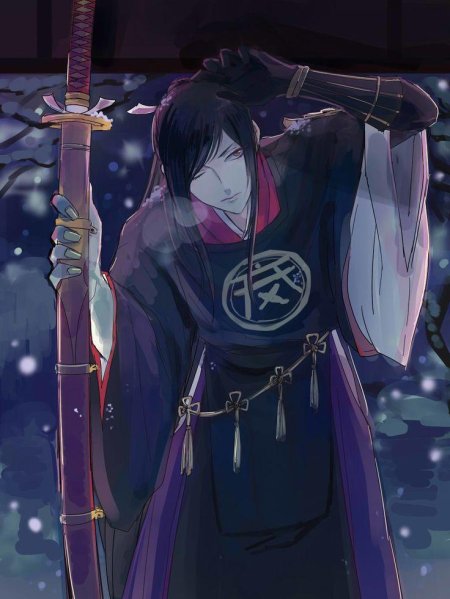 Самурай аниме арт