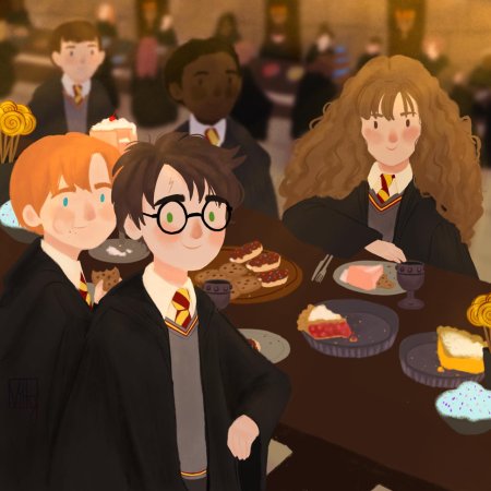 Гарри поттер гермиона и рон