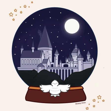 Снежный шар гарри поттер хогвартс