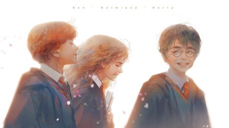 Гарри поттер рон и гермиона