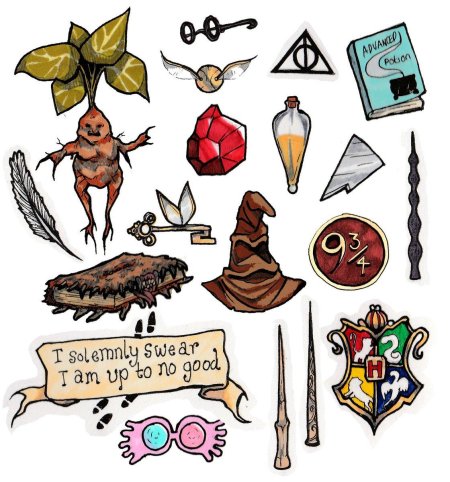 Гарри поттер стикер