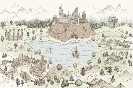 Карта хогсмида гарри поттер