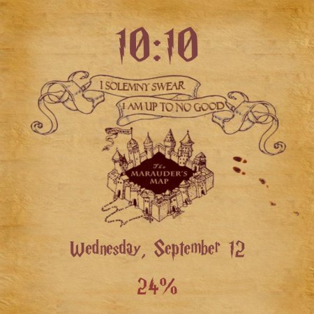 Гарри поттер карта мародеров