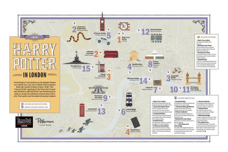 Карта лондона гарри поттер