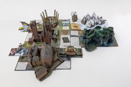 Гарри поттер. трехмерная карта хогвартса и хогсмида