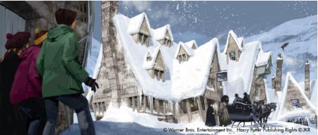 Деревня хогсмид гарри поттер арт