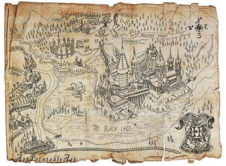 Гарри поттер карта хогвартса