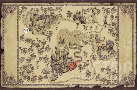 Гарри поттер карта хогвартса