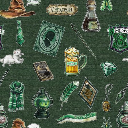 Наклейка гарри поттер слизерин