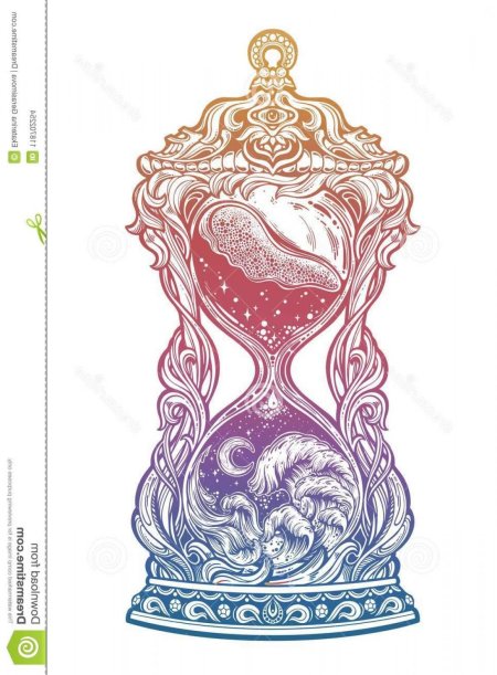 Песочные часы эскиз