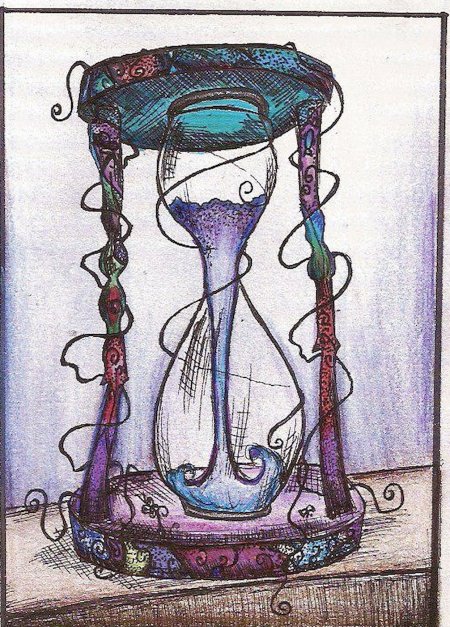 Песочные часы рисунок