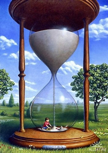 Сальвадор дали песочные часы картина
