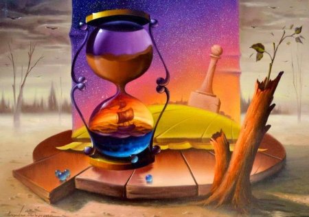 Арты огромных песочных часов