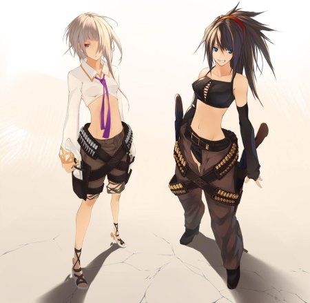 Аниме тянка пацанка