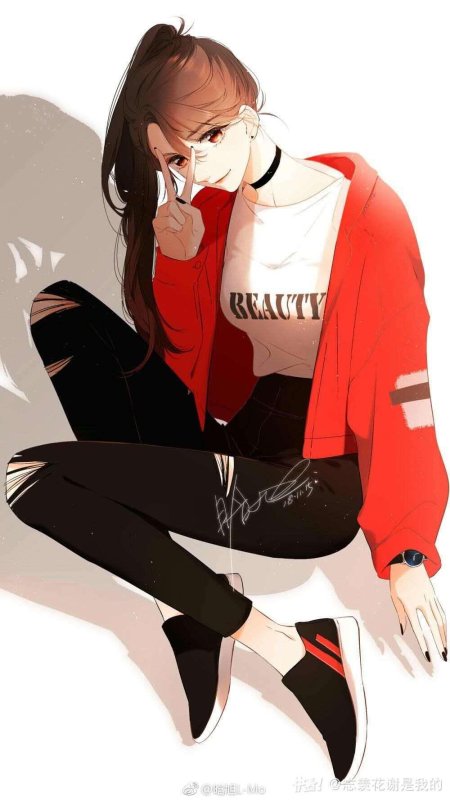 Аниме бунтарка пацанка