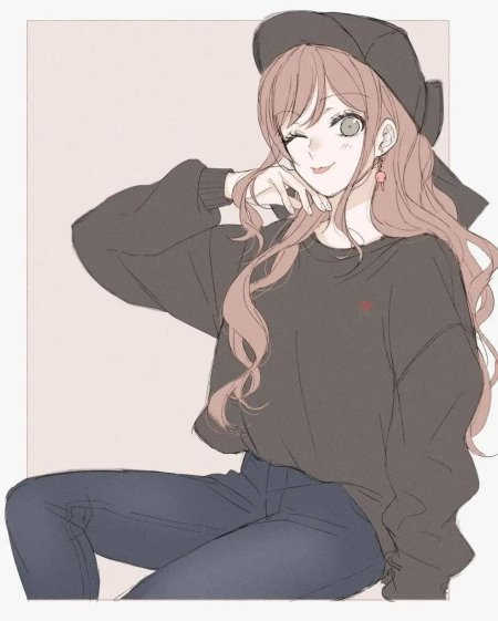 Аниме бунтарка пацанка