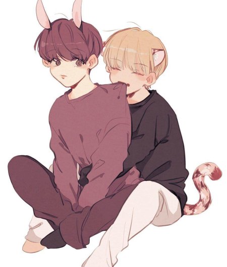 Пары аниме милые