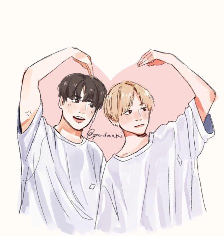 Bts vkook art милые