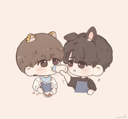 Chibi art taekook