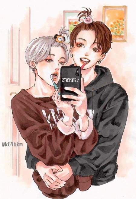 Чимин и чонгук арт