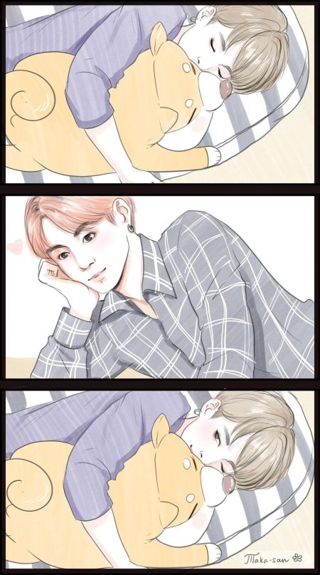 Bts vkook art омегаверс