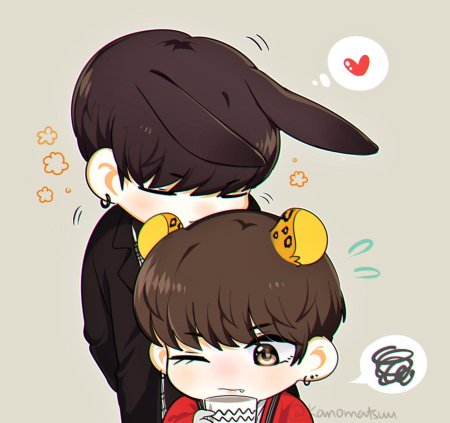 Bts vkook чиби