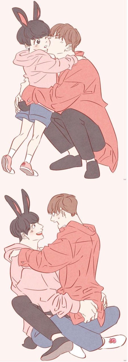 Бтс vkook art 18 +