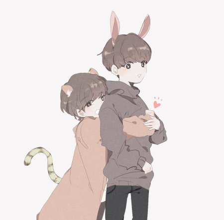 Вигуки арт милые обнимашки