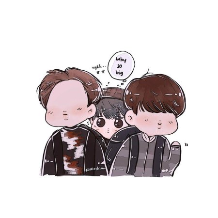 Чиби персонажи бтс