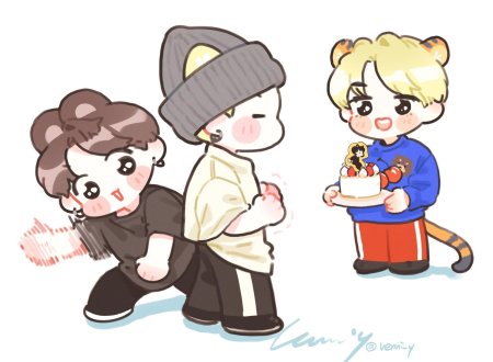 Бтс чиби чонгук тэхен и чимин