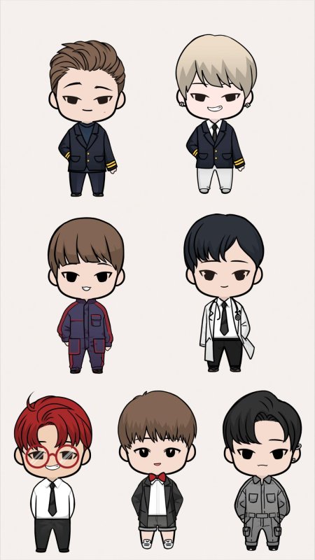 Персонажи бтс