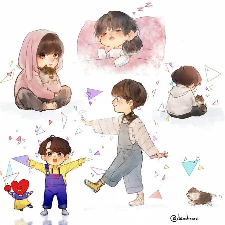 Бтс семья арт