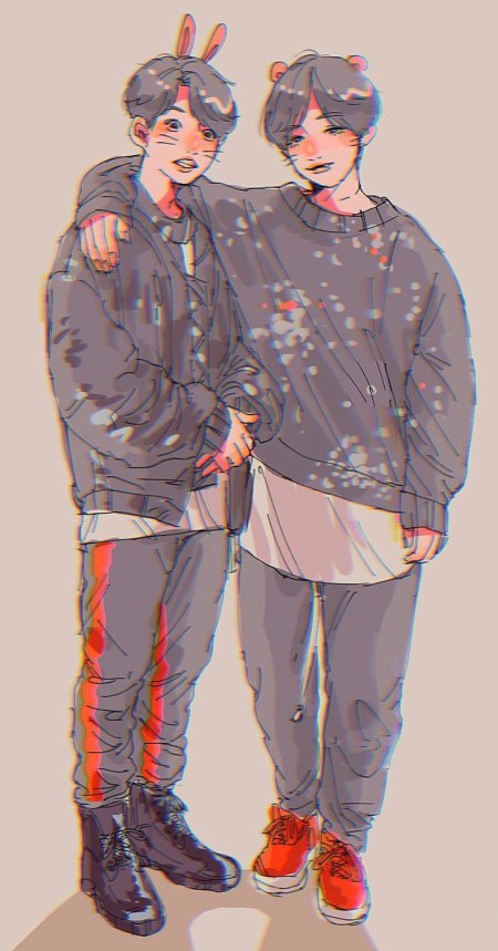 Bts vkook art