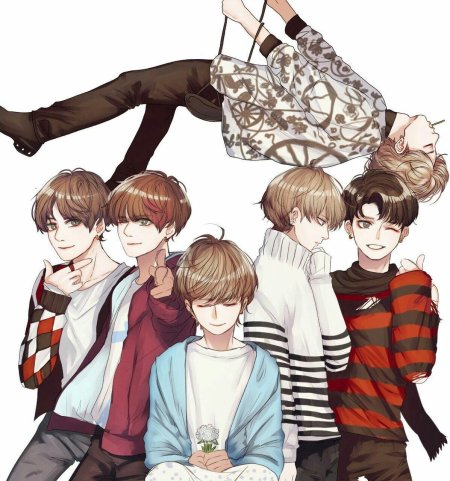 Группа бтс аниме