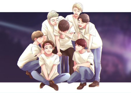 Бтс семья арт