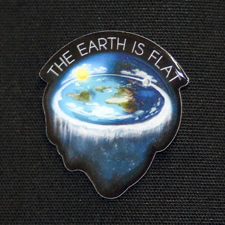 Логотип плоской земли