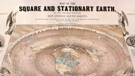 Плоская земля карта