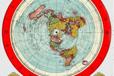 Карта плоской земли александра глиссона