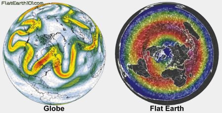 Карта мира плоская земля