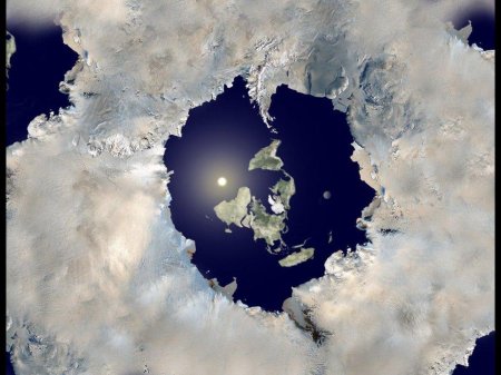 Снимок плоской земли 1972