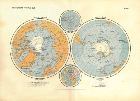 Карта меркатора антарктида