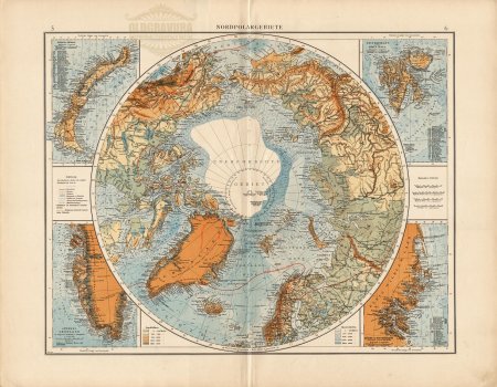 Карта северного полюса