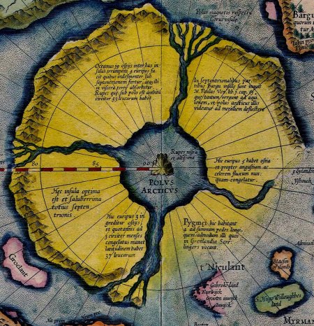 Карта меркатора гиперборея