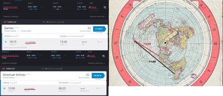 Глисон карта плоской земли