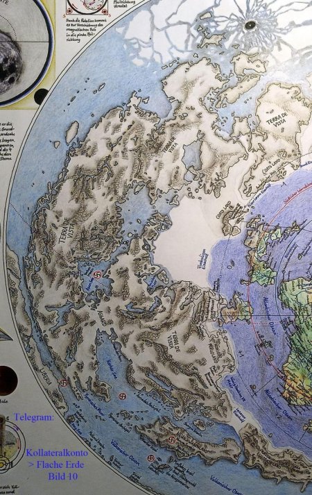 Карта мира оон плоской земли