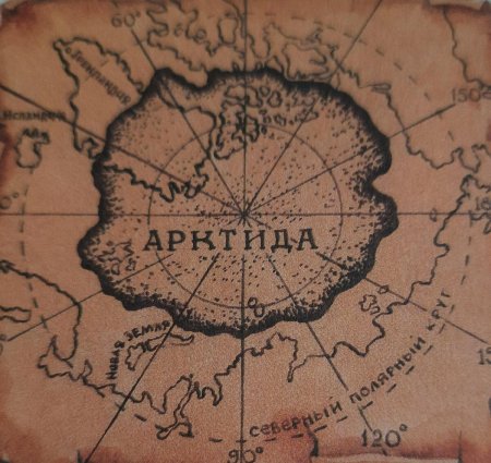 Меркатор карта северного полюса