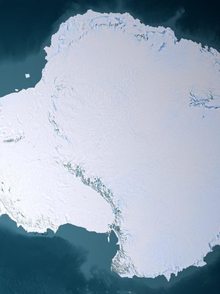 Антарктида рельеф материка