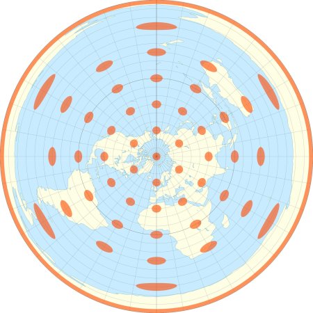 Равновеликая азимутальная ламберта