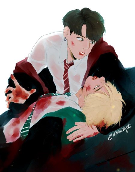 Vkook хогвартс