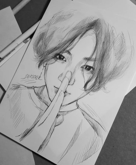 Скетчбук бтс